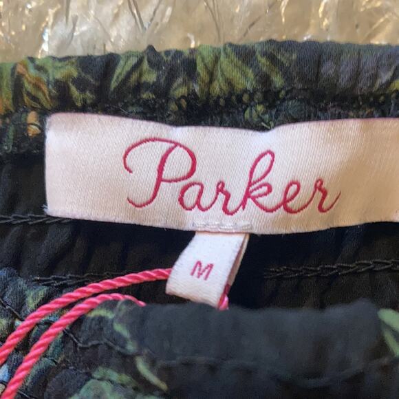 NWT PARKER PRINT SMOCKED TIE WAIST MINI SKIRT - Picture 7 of 13